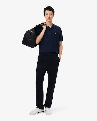 Polo in maglia boucl&eacute; classic fit
