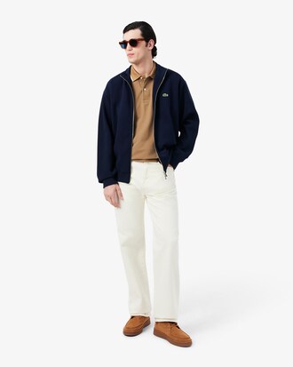 Polo classic fit L.12.12 con tasca e bordi a contrasto