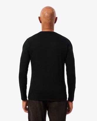 T-shirt in cotone Pima a maniche lunghe