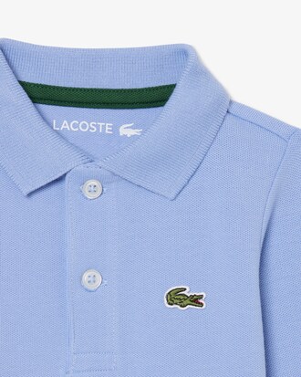 Body a maniche lunghe in piqu&eacute; per neonato