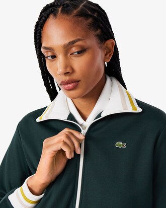 Felpa a righe con zip