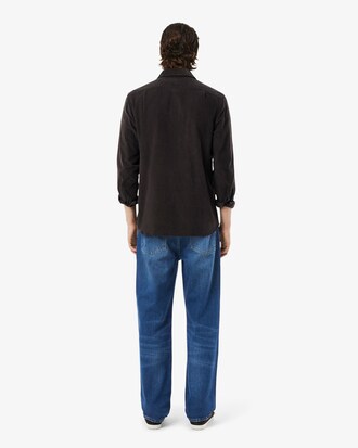 Jeans indaco a 5 tasche dal taglio dritto