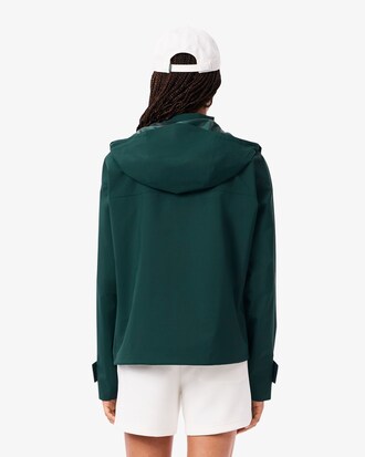 Parka impermeabile oversize con cappuccio