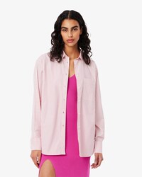 Camicia oversize in popeline di cotone