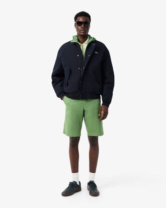 Shorts chino in twill elasticizzato