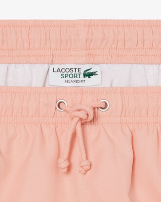 Shorts da tennis in taffet&agrave; a rombi leggero