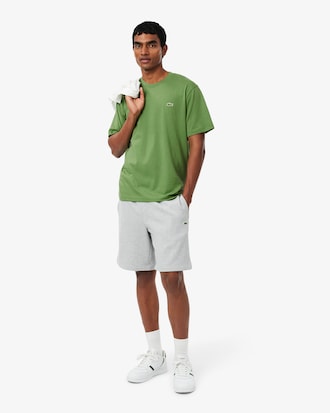 Shorts in tessuto felpato