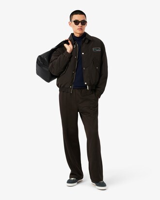 T-shirt con collo alto a maniche lunghe