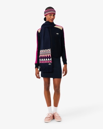 Maglione colorblock con zip Archive Edition