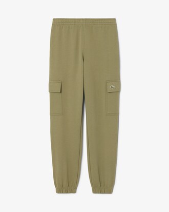 Pantaloni della tuta cargo in tessuto felpato