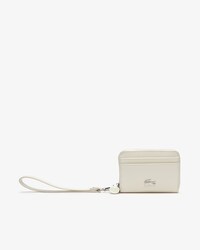 Portafoglio con zip Daily Classic in tela piqué spalmata da donna