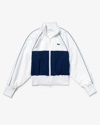 Giacca corta effetto camicetta da donna color block ultra leggera