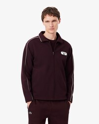Felpa Tennis Heritage con zip e stemma