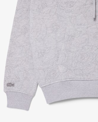 Felpa con cappuccio relaxed fit stampata