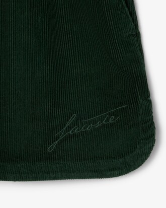 Bermuda wide fit in velluto a coste