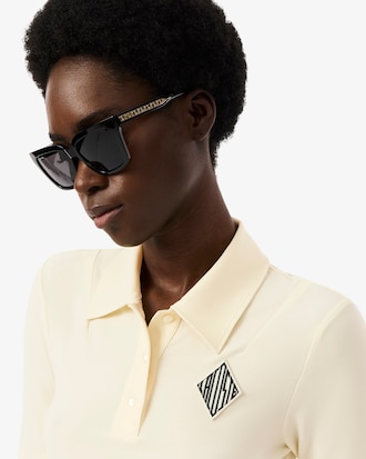 Polo slim fit ricamata