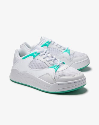 Sneakers da donna in pelle e tessuto Court Slam Dynamic