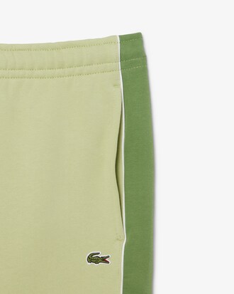 Shorts in tessuto felpato regular fit color block