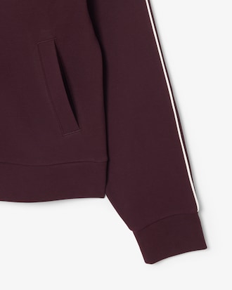 Felpa Tennis Heritage con zip e stemma