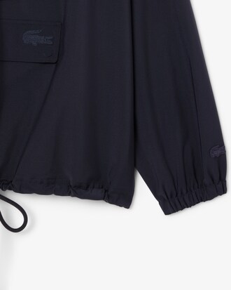 Giacca popover oversize in misto lana