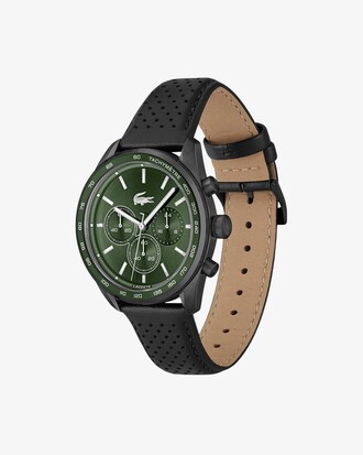 Orologio cronografo in pelle Boston