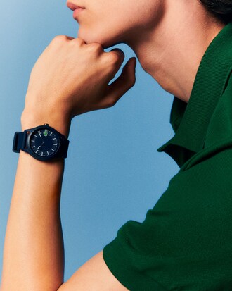 Orologio da uomo Lacoste.12.12 con cinturino blu in silicone