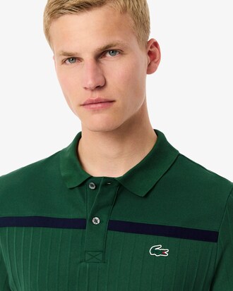 Polo da tennis Ultra Dry con badge Accent Heritage