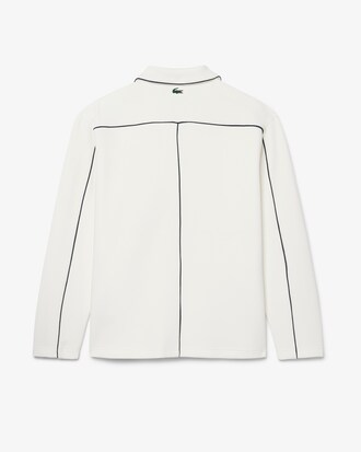 Tennis Heritage Zipped Badge Accent Sweatshirt