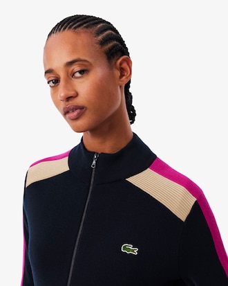 Maglione colorblock con zip Archive Edition