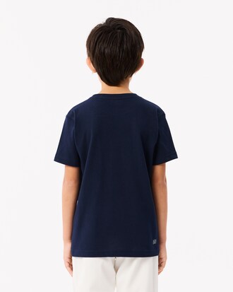 T-shirt da tennis oversize in cotone tecnico