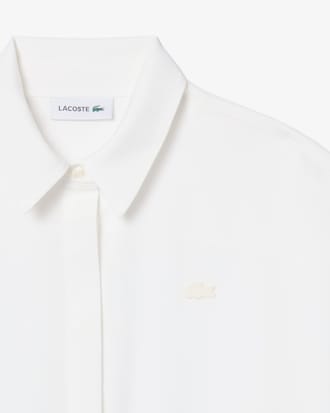 Camicia oversize fluida stampata