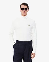 T-shirt con collo alto a maniche lunghe