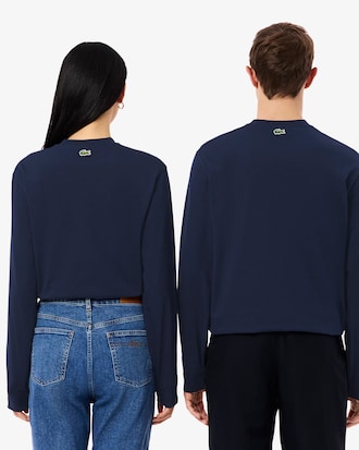 T-shirt in cotone a maniche lunghe