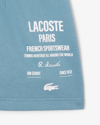 Shorts in tessuto felpato plissettato