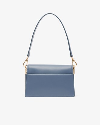 Borsa in pelle con patta Tennis Bliss