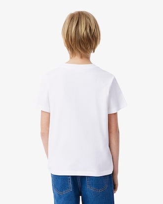 T-shirt in jersey stampa tennis