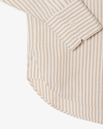 Camicia oversize in misto lino