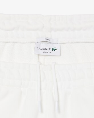 Joggers in tessuto felpato loose fit