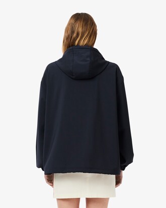 Giacca popover oversize in misto lana