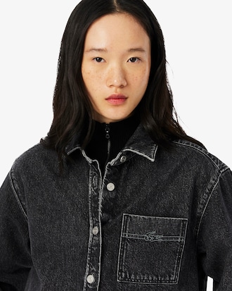 Overshirt oversize in denim