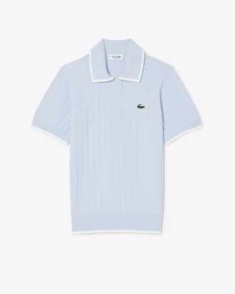 Maglione da golf con colletto a polo a maniche corte