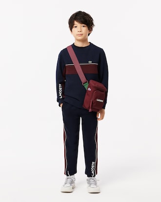 Felpa colorblock in pile