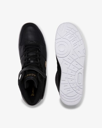 Men's Tramline Mid Perforated Leather Sneakers