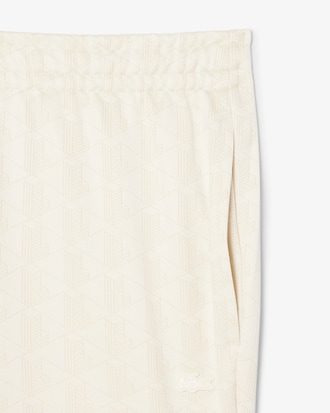 Shorts con monogramma jacquard regular fit