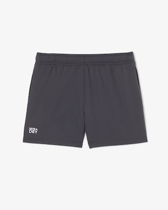 Shorts sportivi in taffet&agrave; a rombi