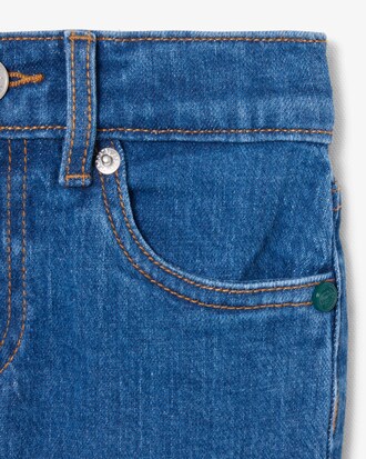 Jeans 5 tasche in denim elasticizzato