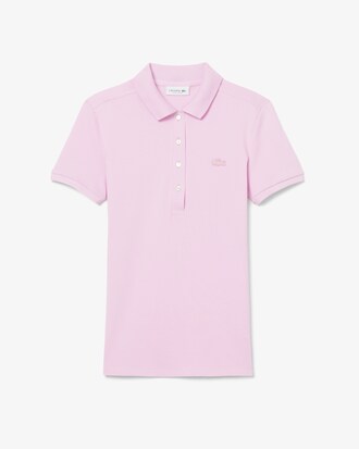 Polo da donna in piqu&eacute; di cotone stretch Lacoste slim fit