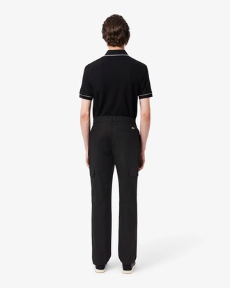 Pantaloni cargo regular fit in cotone leggero