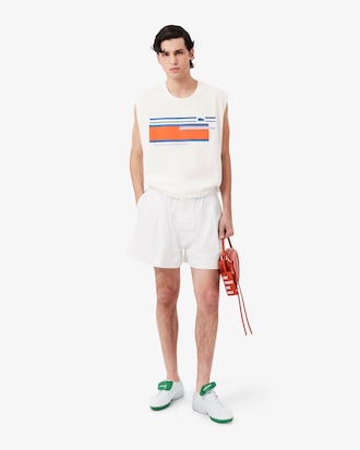 Canotta in jersey a righe testurizzato Runway