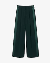 Pantaloni oversize con banda in raso
